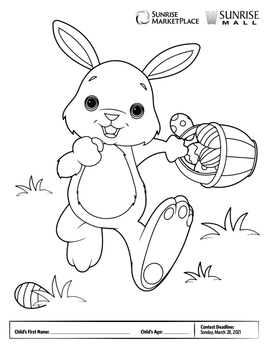 Easter Coloring Contest - Sunrise MarketPlace - Citrus Heights